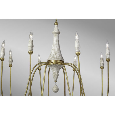 Gabby Clay 8 - Light Dimmable Classic / Traditional Chandelier & Reviews | Wayfair